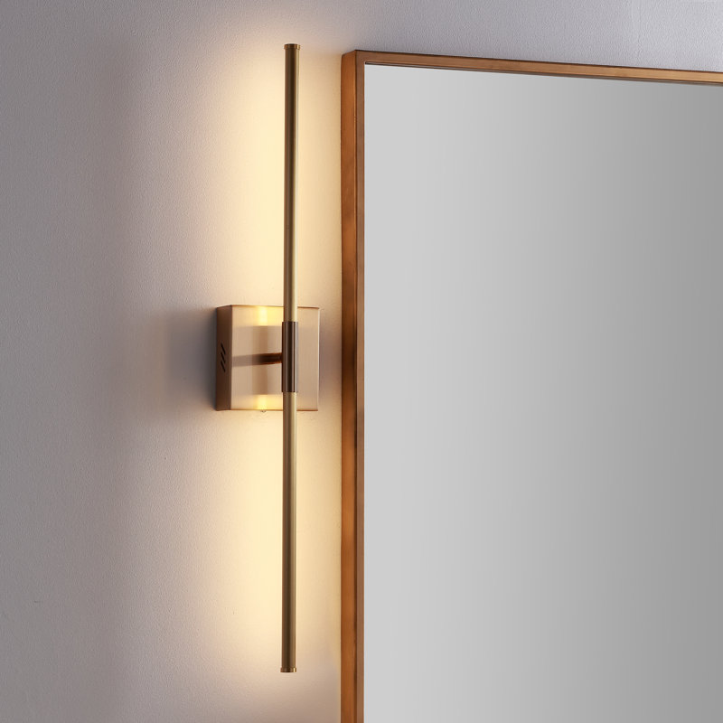 Orren Ellis Gallatin 1 Light LED Dimmable Armed Sconce & Reviews